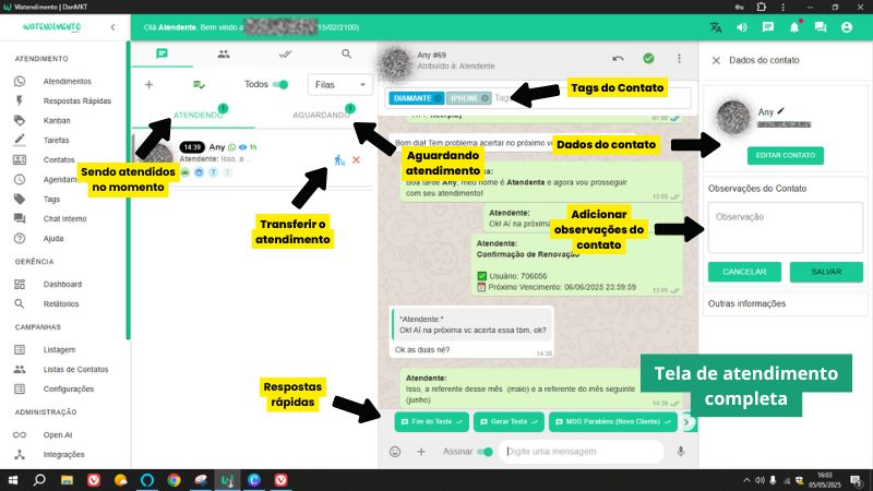 Atendimento Watendimento